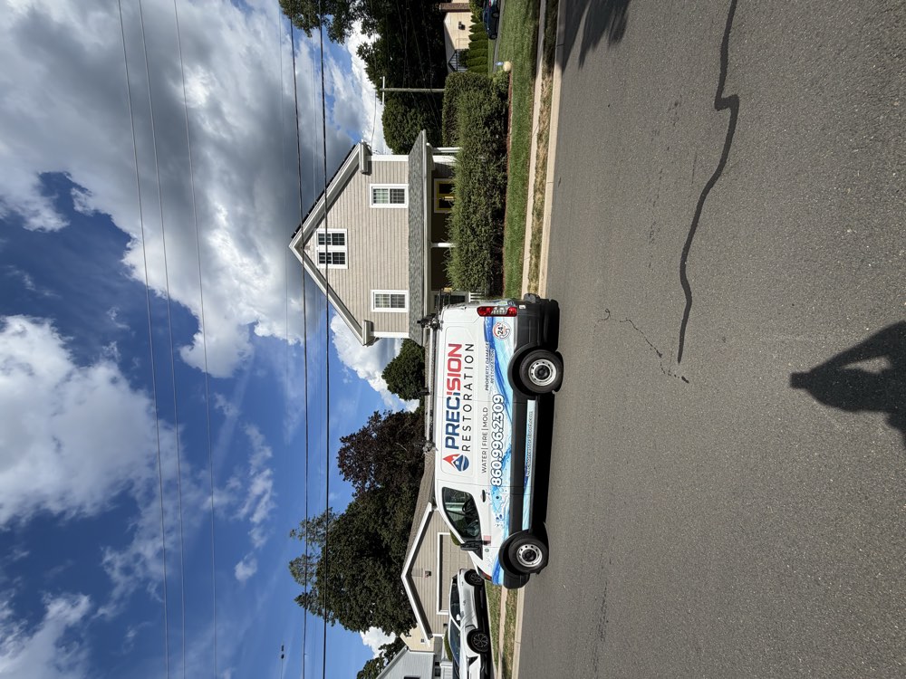 Water damage restoration job in Central Connecticut